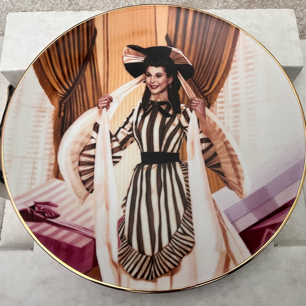 Gone With The Wind “Scarlett’s Shopping Spree” Plate